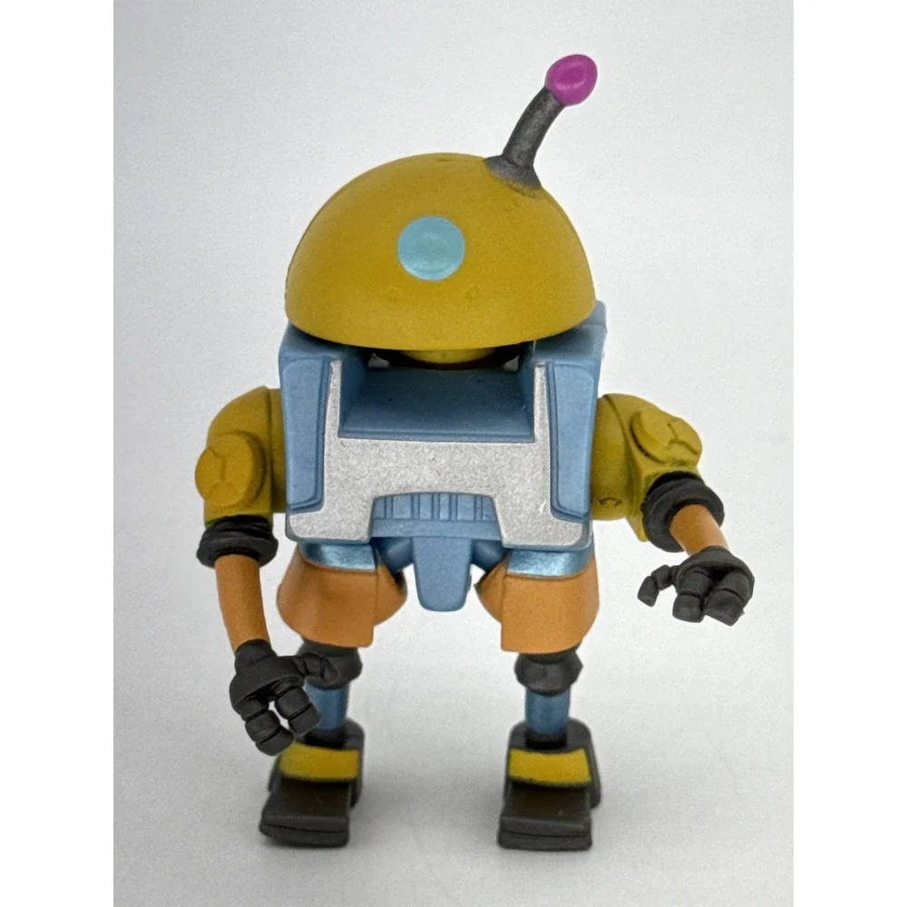 Unbranded Mutations Mix 'N Match Mechazoid Figure Yellow Blue Plastic Retro Toys